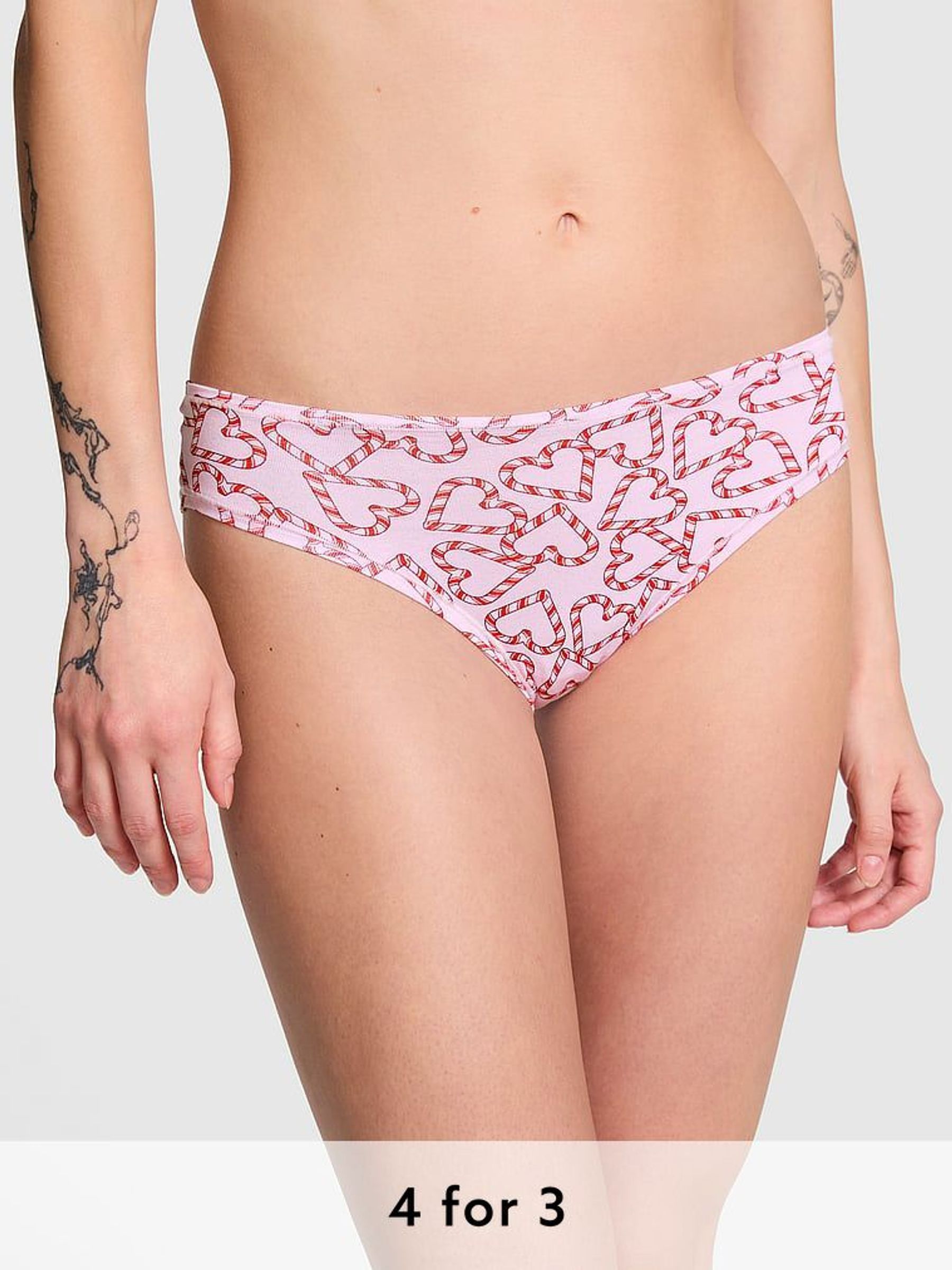 Pink Tulip Cheeky Cotton Knickers (E68307) | £9