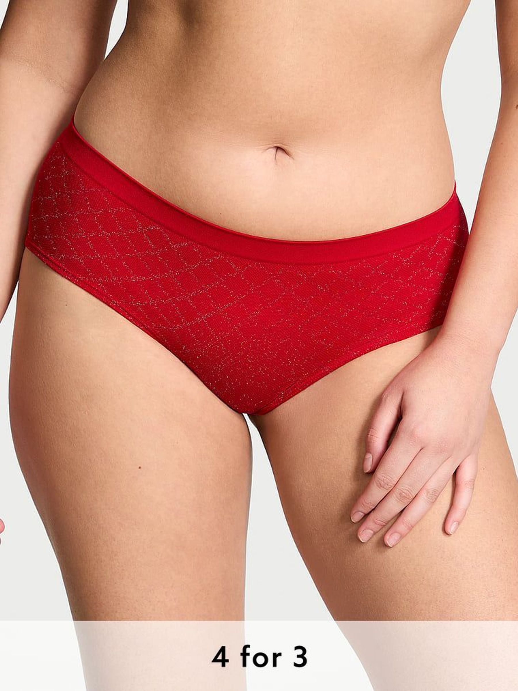 Lipstick Red Hipster Knickers (E68530) | £9