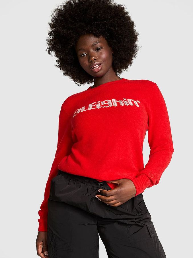Red Pepper Sleighin Christmas Crewneck Jumper (E68917) | £49