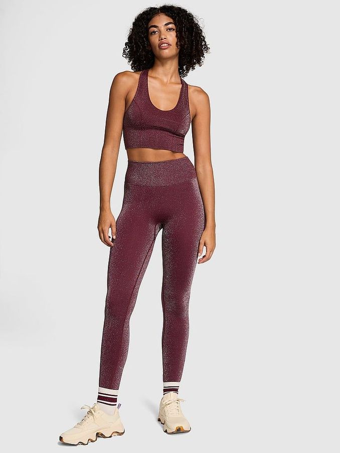 Purple Rose Shine Leggings (E68969) | £45