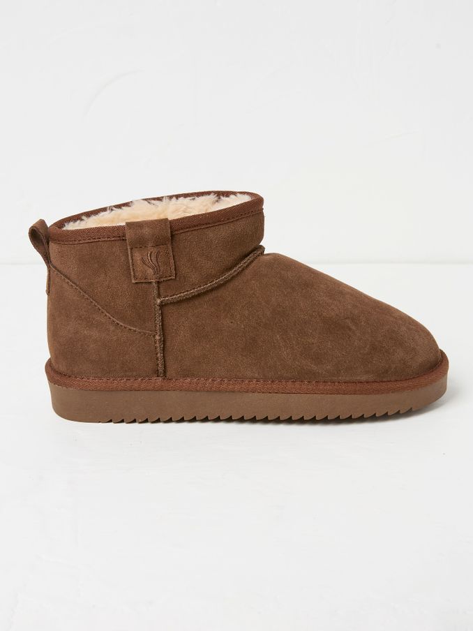 Maeve Brown Mini Boots (E70476) | £19