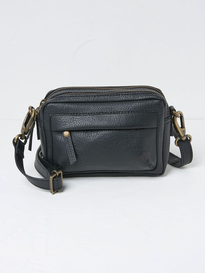 Braeburn Black Crossbody Bag (E70566) | £40