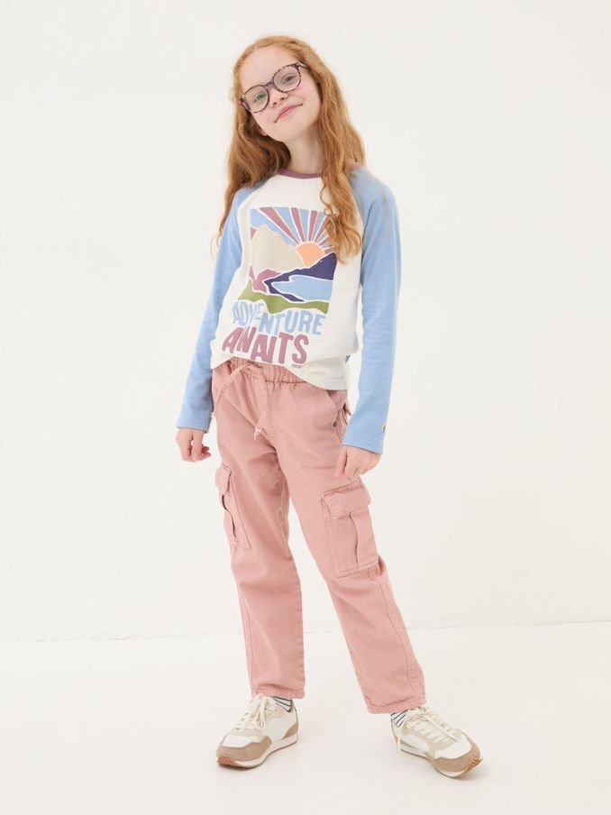 Hattie Pink Tapered Cargo Trousers (E70608) | £14