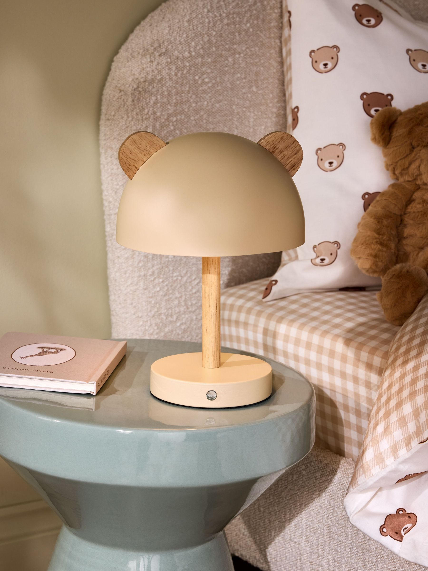 Nude Bear Rechargable Table Lamp (E70788) | £59