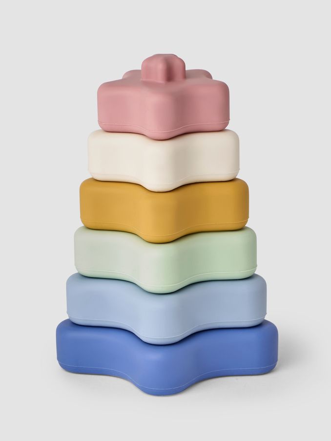 Silicone Star Stacking Tower (E71220) | £14