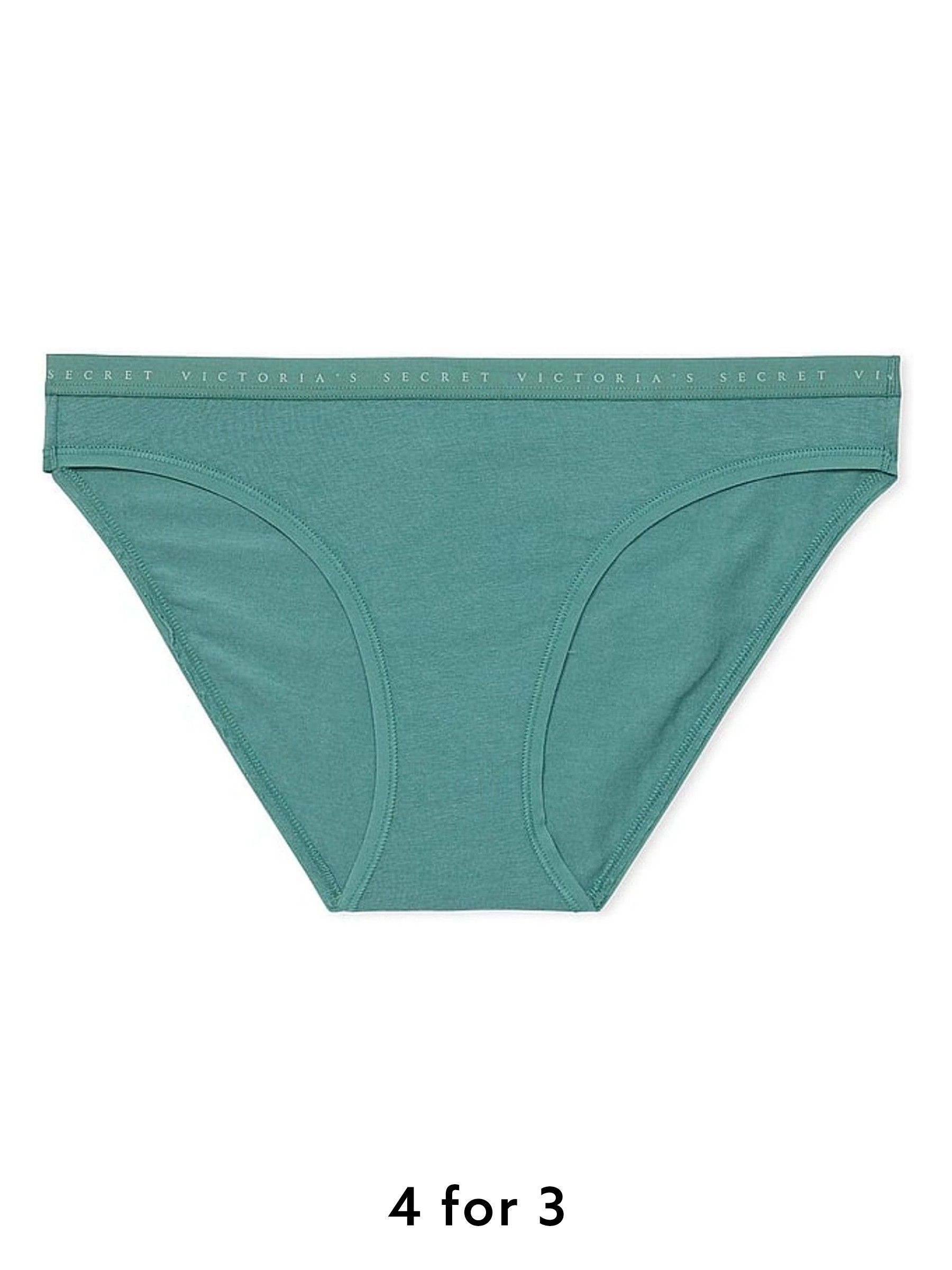 French Sage Blue Bikini Knickers (E71620) | £9