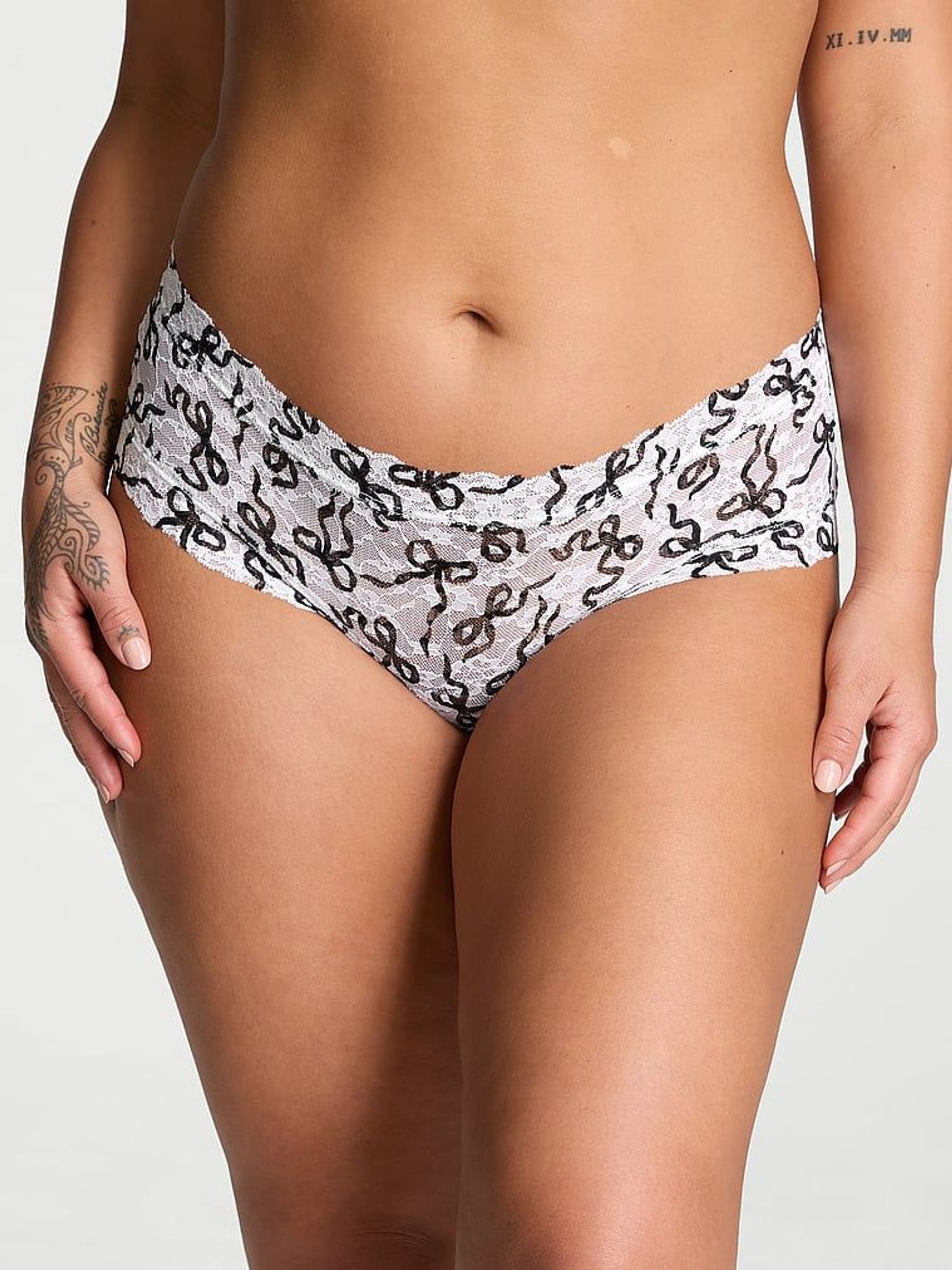 White Bows Cheeky Knickers (E71641) | £4