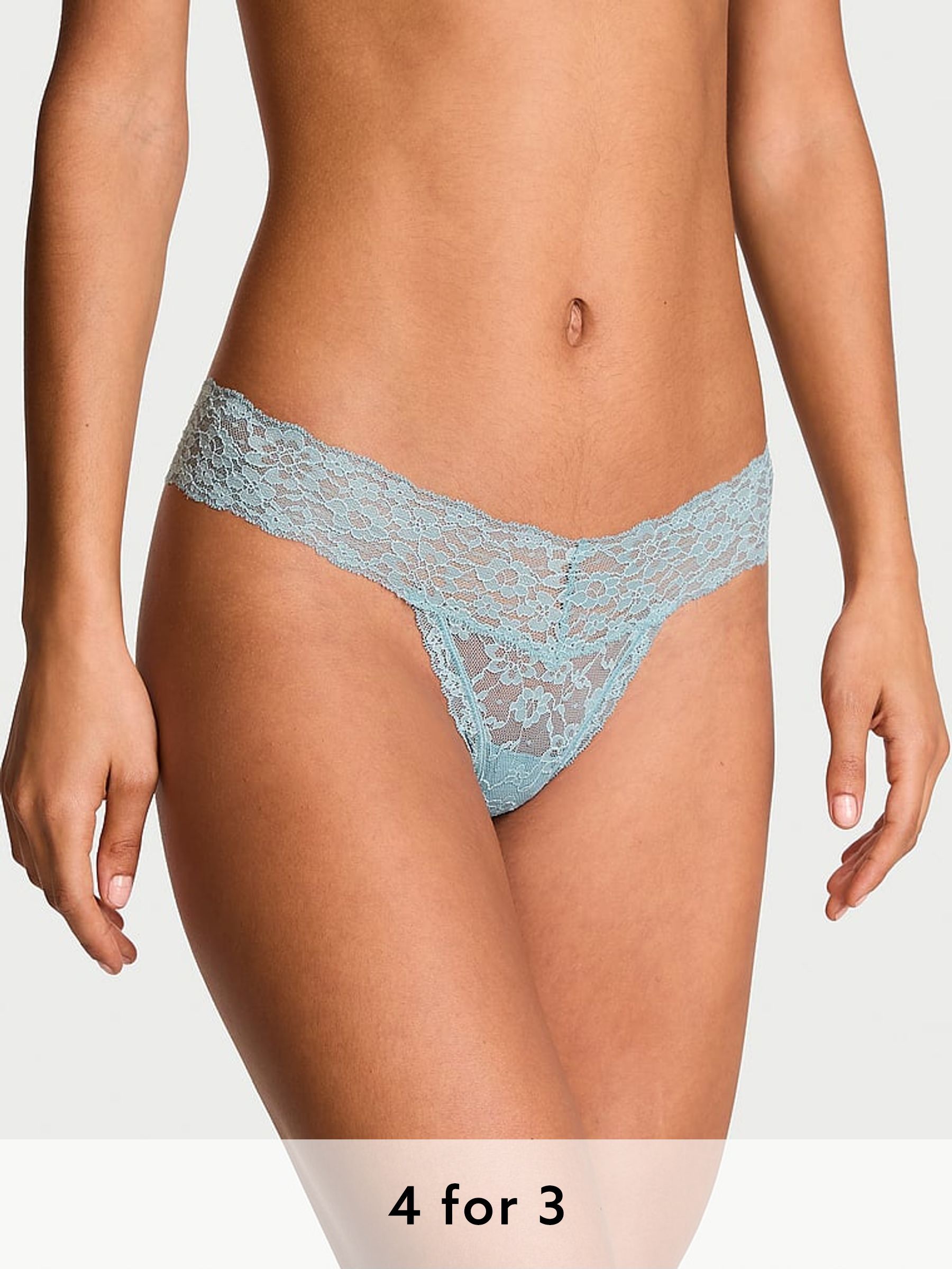 Desert Blue Thong Knickers (E71660) | £9