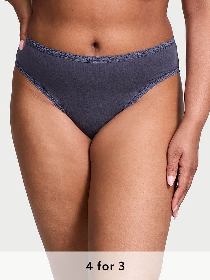 Slate Blue Brief Knickers (E72005) | £9