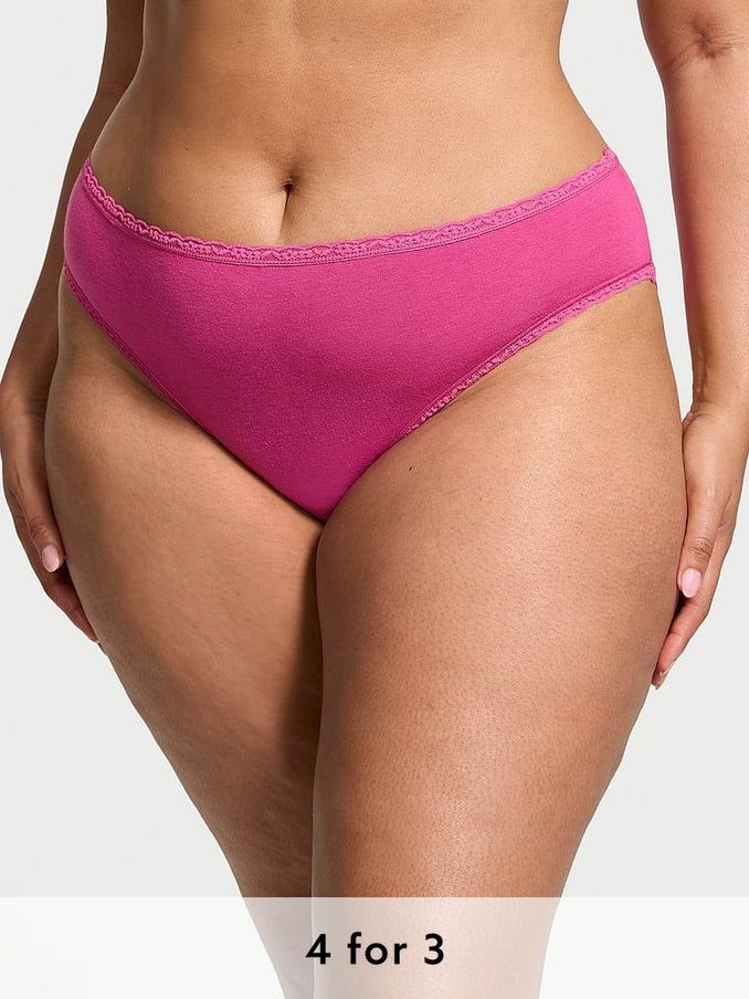Luscious Rose Pink Brief Knickers (E72019) | £0