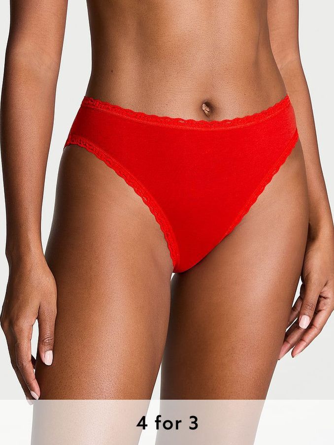 Lipstick Red Brief Knickers (E72025) | £9
