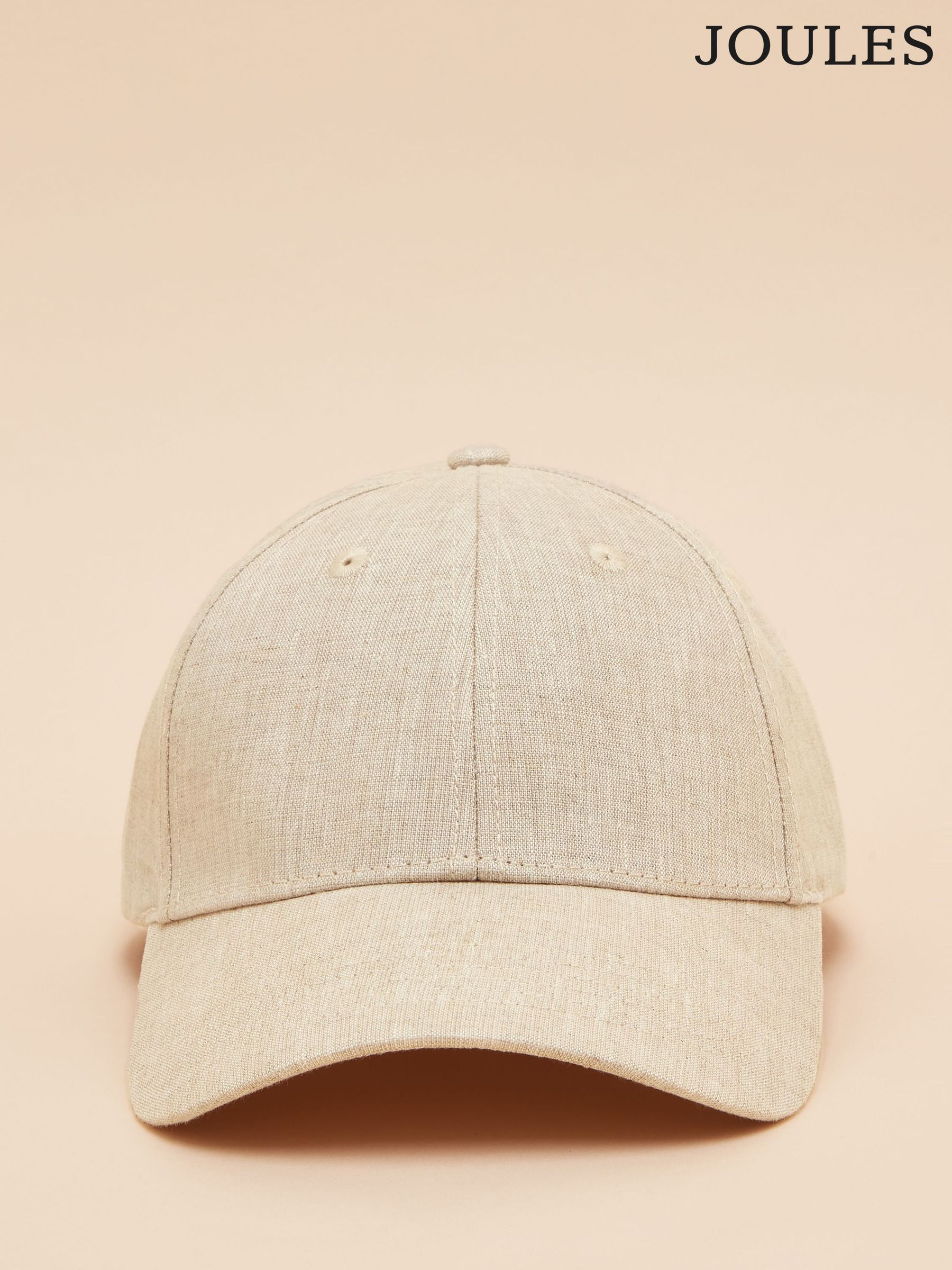 Daley Neutral Linen Cap (E73143) | £22