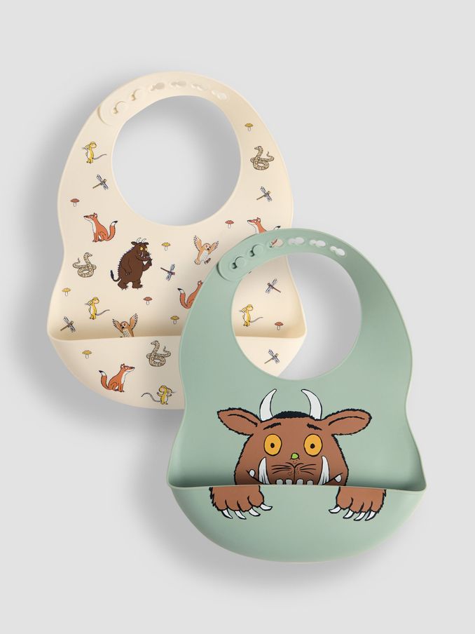 The Gruffalo 2-Pack Silicone Bib Set (E73519) | £16