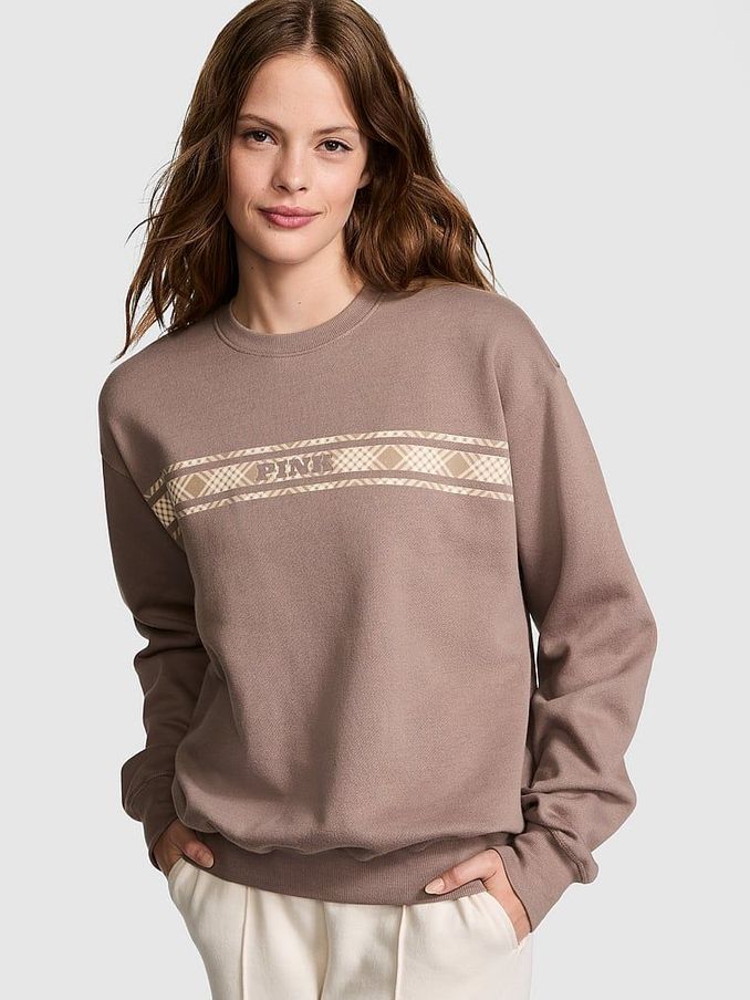 Iced Coffee Brown Fleece Sweatshirt (E75448) | £39