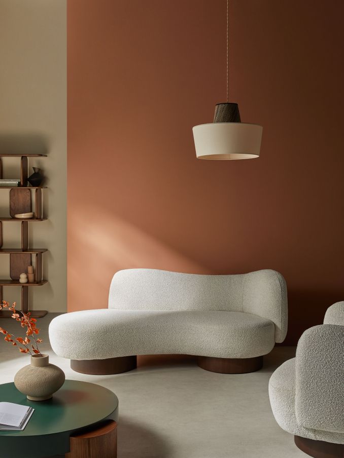 Novara 2 Seater Sofa in Off White Pax Boucle (E75771) | £749