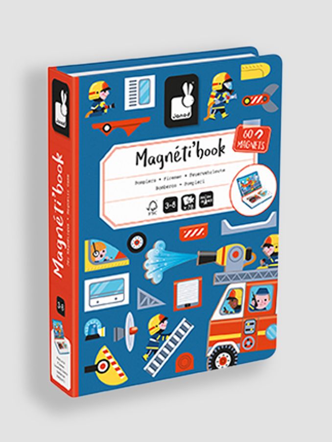 Janod Magneti'book Firefighter (E76467) | £14