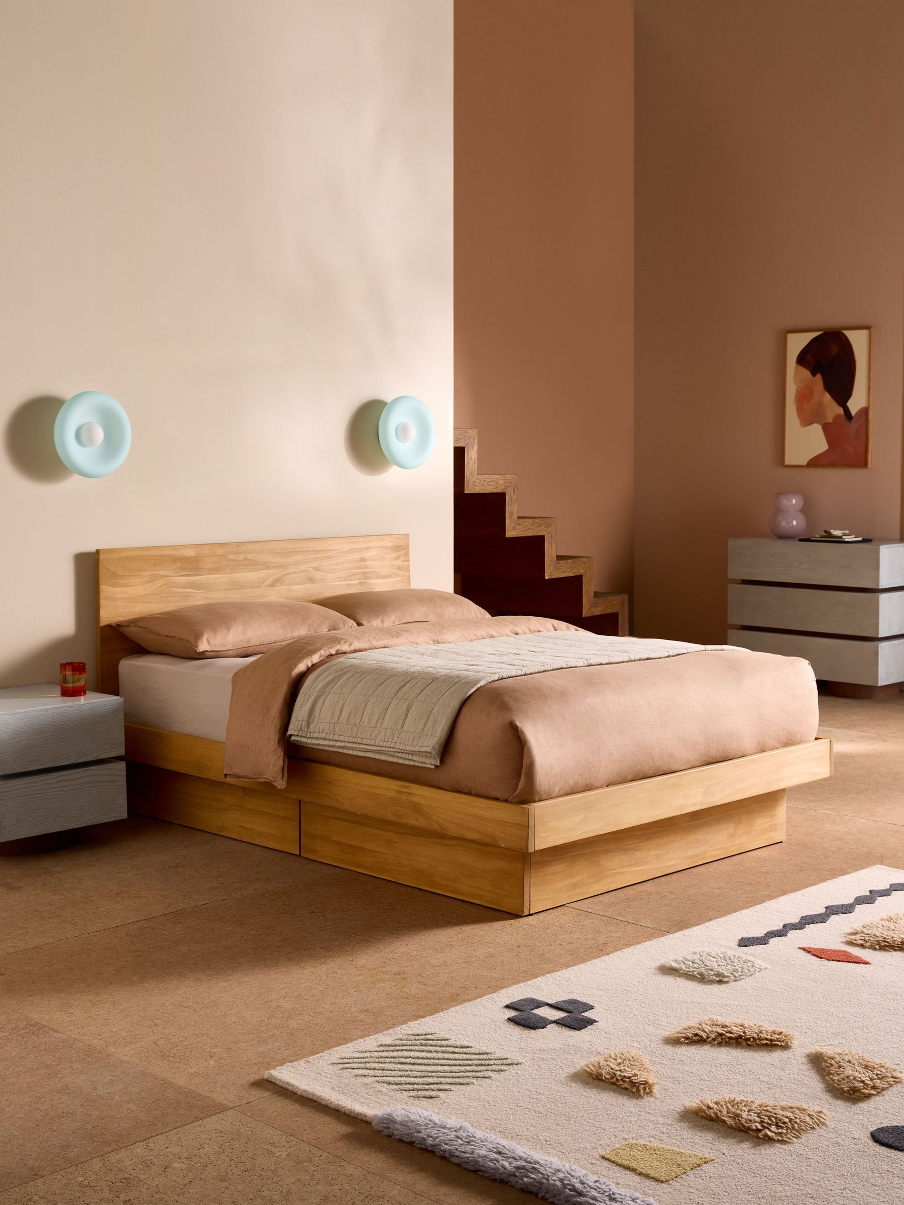 Meiko Bed in Natural Pine (E76918) | £649 - £849