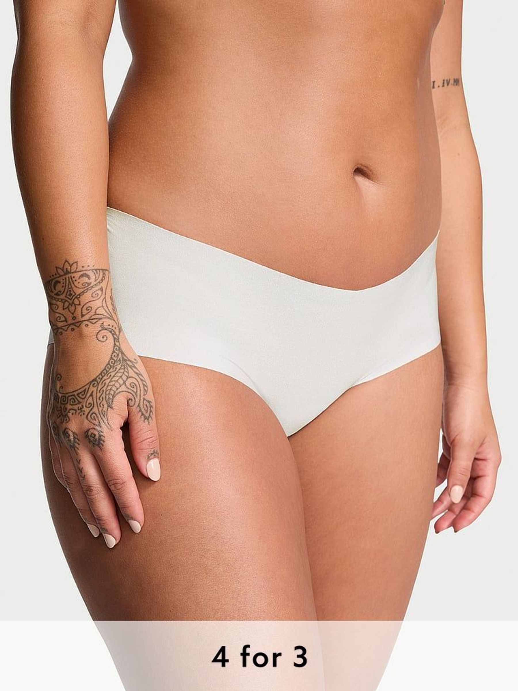 Silver Pearl Grey Hipster Knickers (E77106) | £9