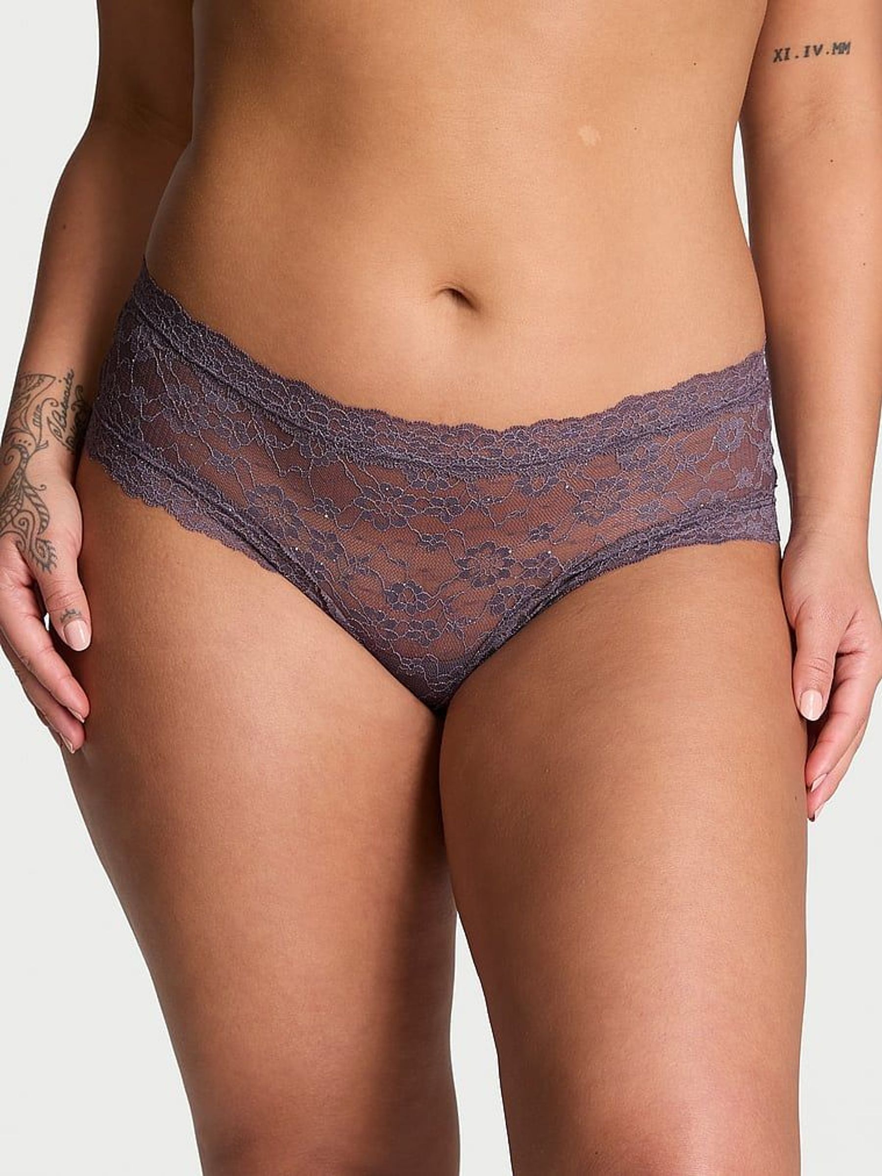 Tornado Grey Sequins Cheeky Knickers (E77132) | £4