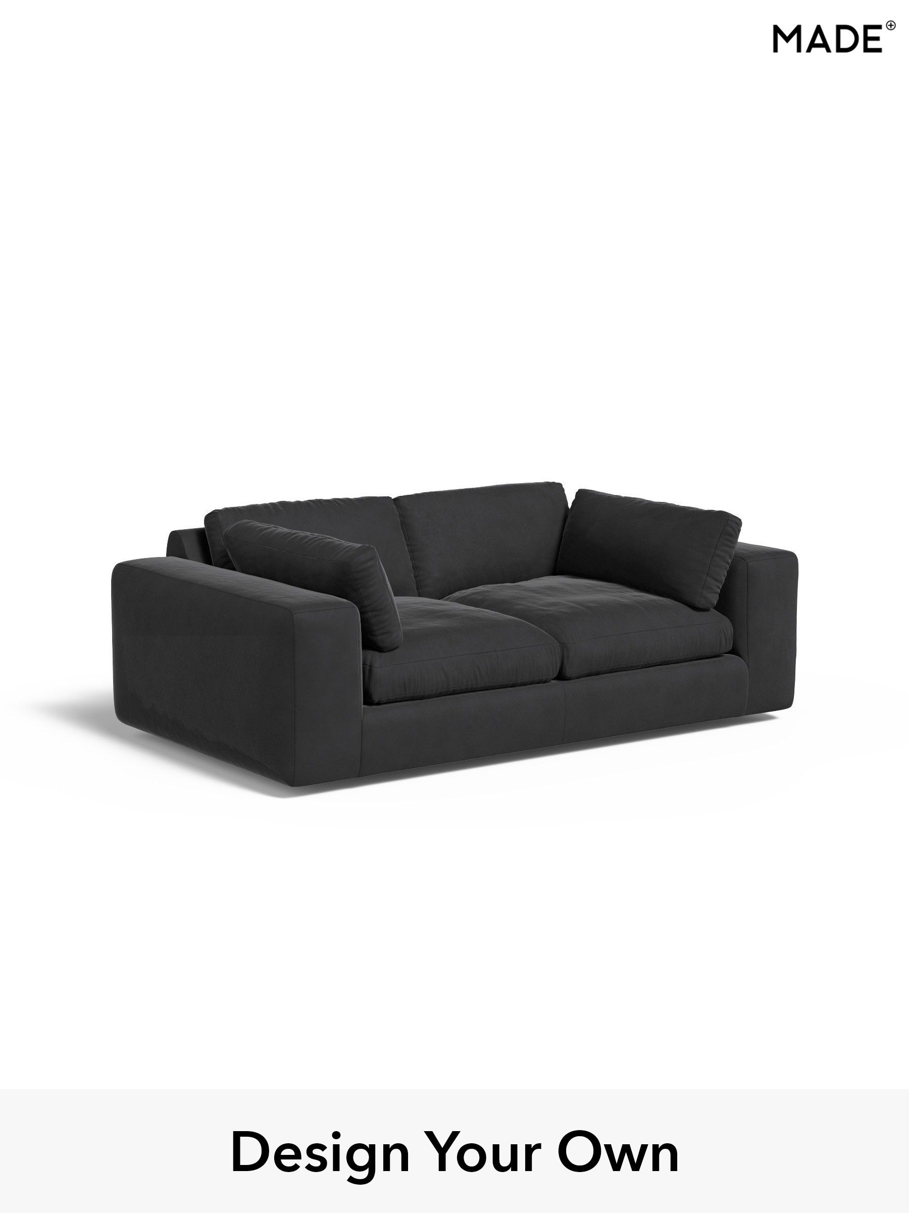 Matt Velvet Easy Clean/Charcoal Grey - Alec By Made