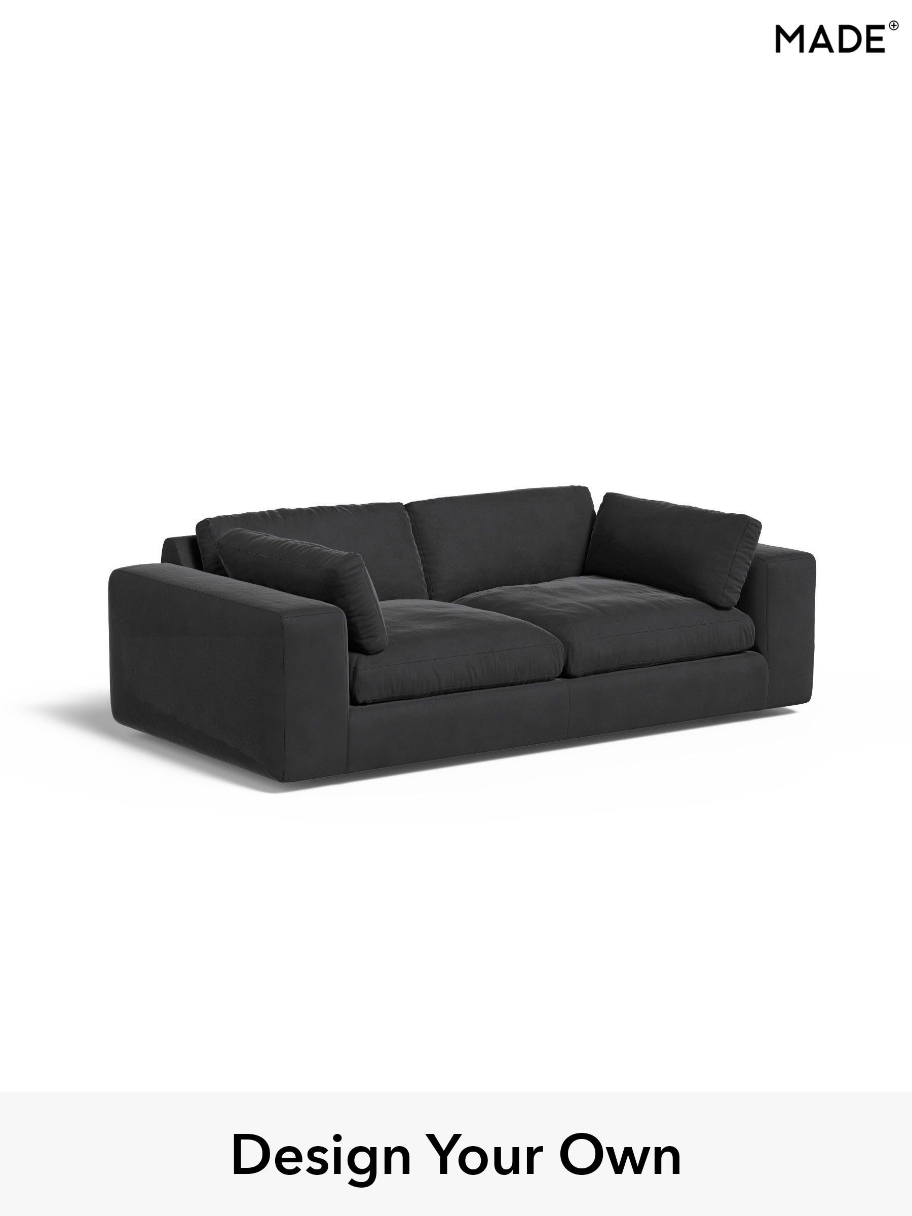 Matt Velvet Easy Clean/Charcoal Grey - Alec By Made