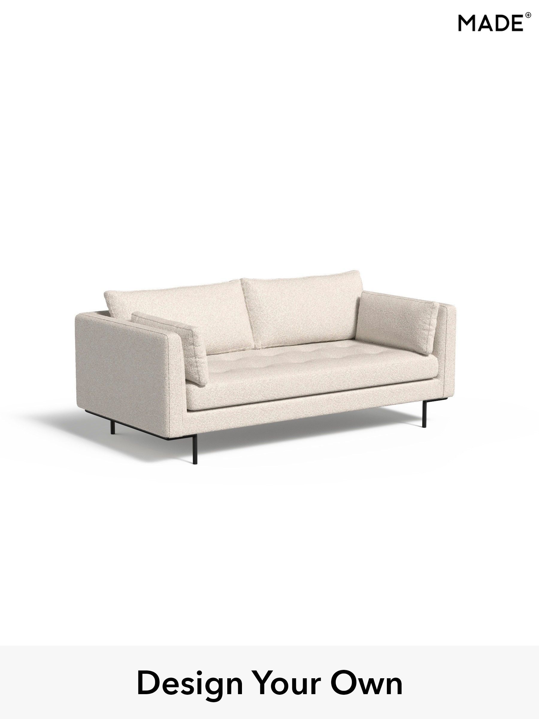 Soft Touch Boucle/Off White - Harlow By Made