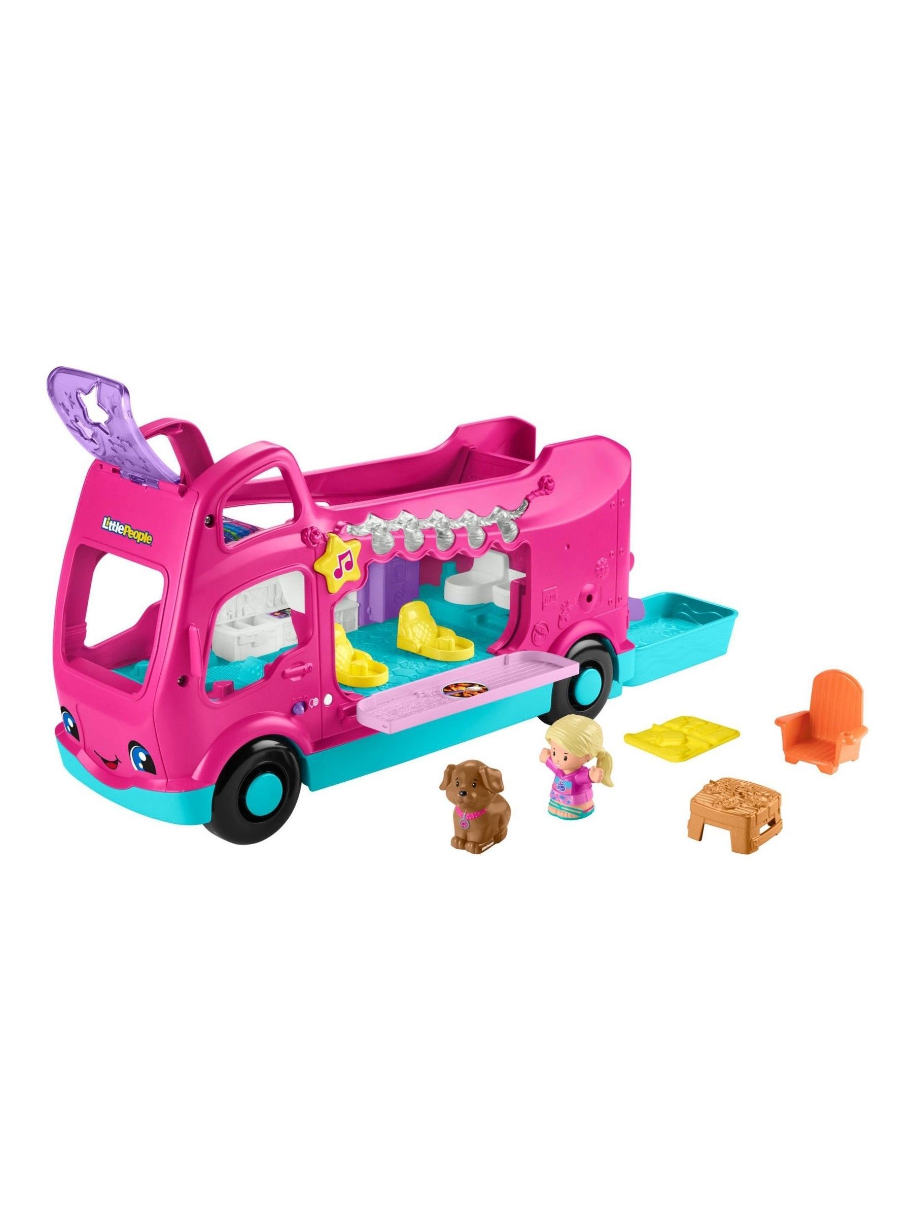 Fisher Price No Colour Little People Barbie Little Dream Camper (E78804) | £45