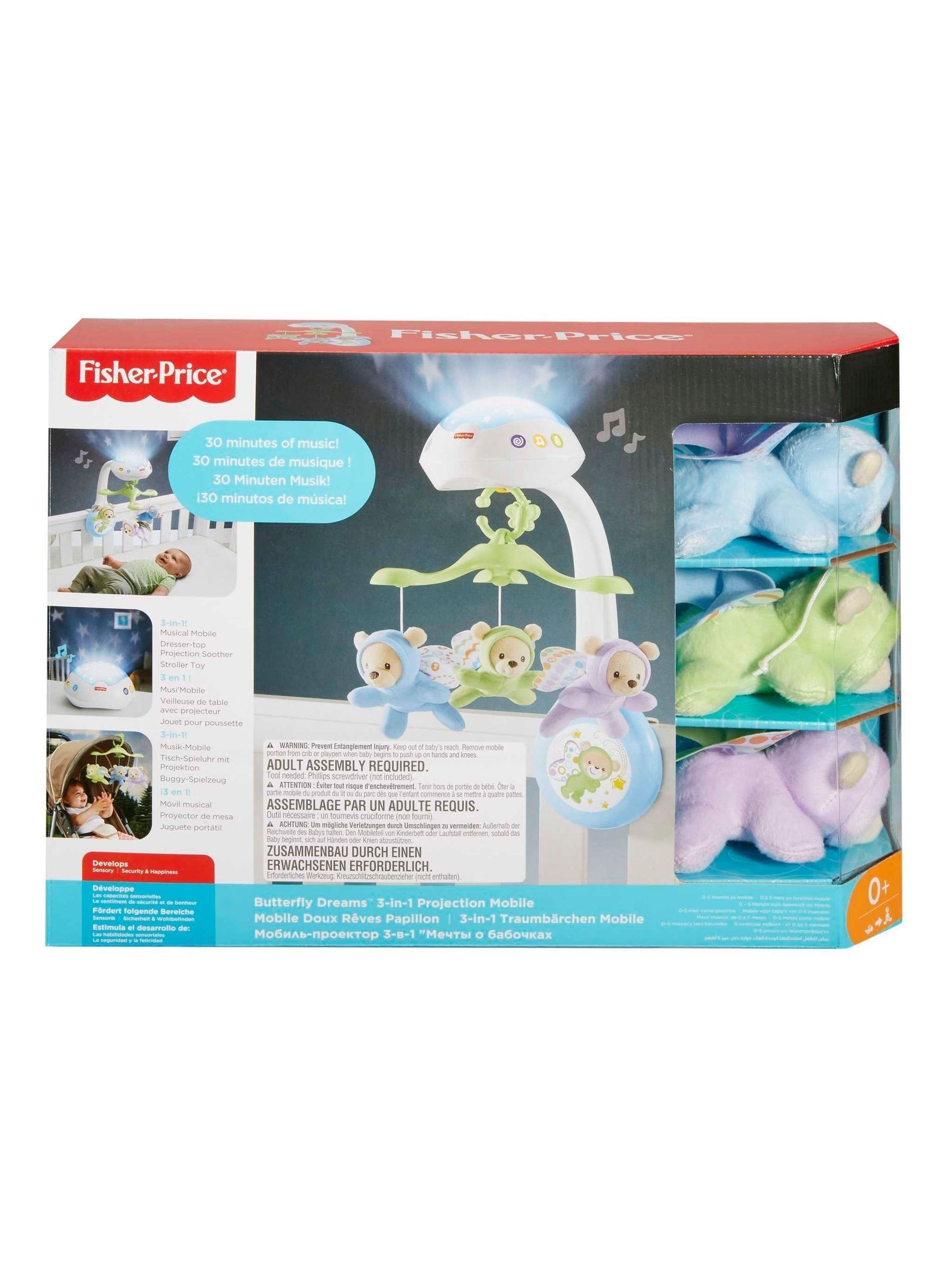 Fisher Price No Colour 3 in 1 Butterfly Dreams Mobile (E78866) | £50