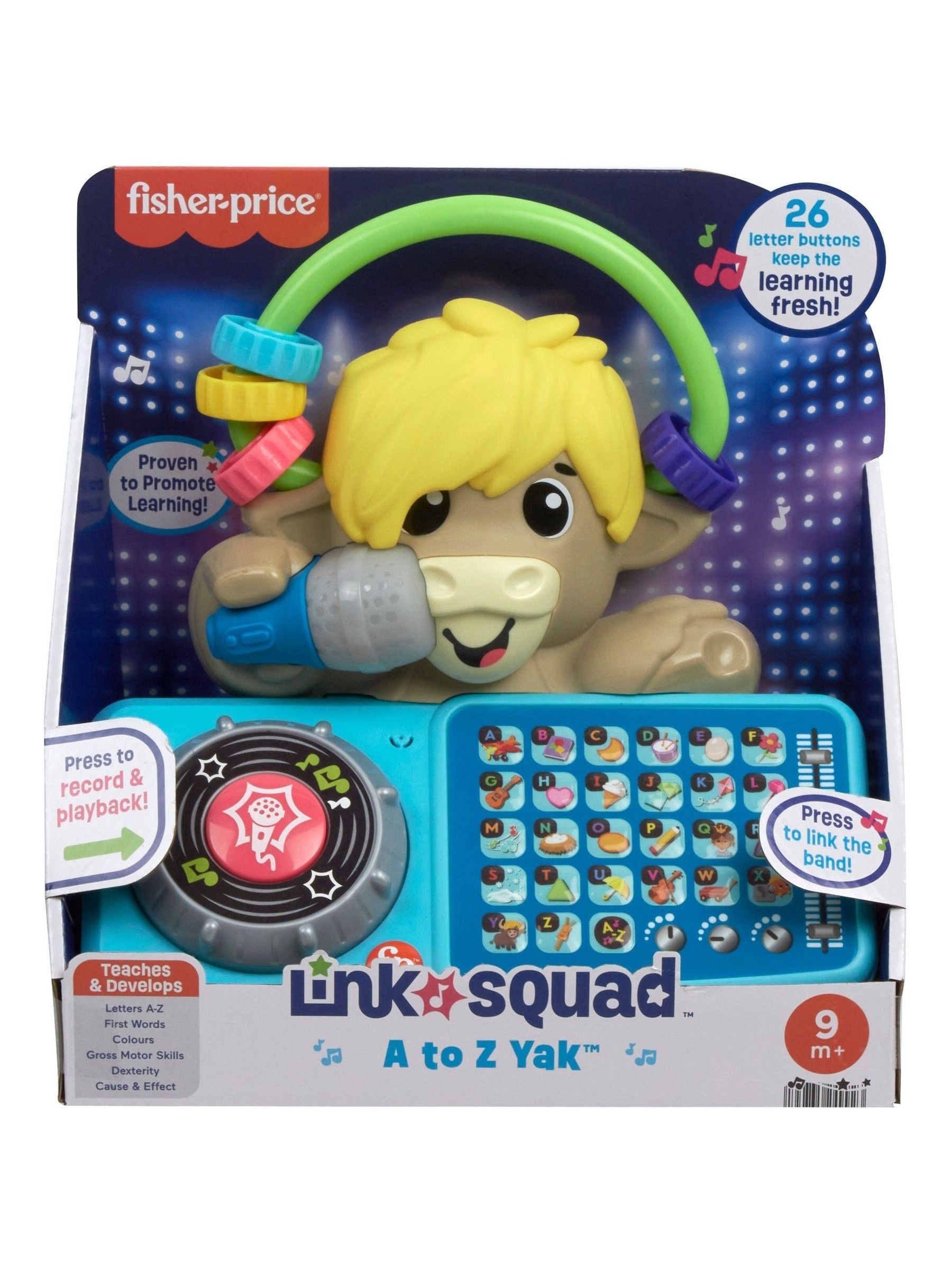 Fisher Price No Colour Link Squad First Words Yak (E78888) | £33