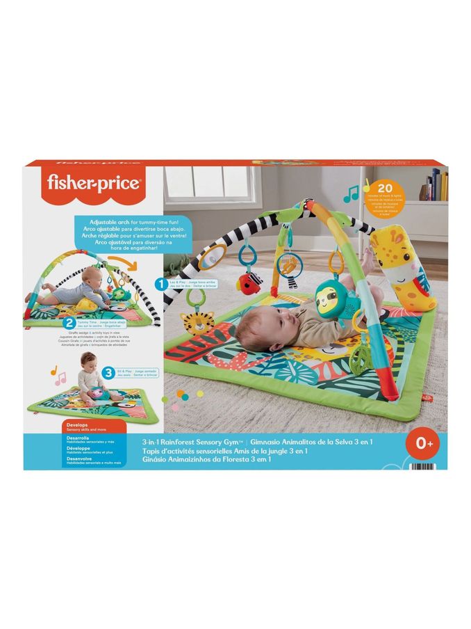 Fisher Price No Colour 3-in-1 Rainforest Sensory Gym (E78910) | £77