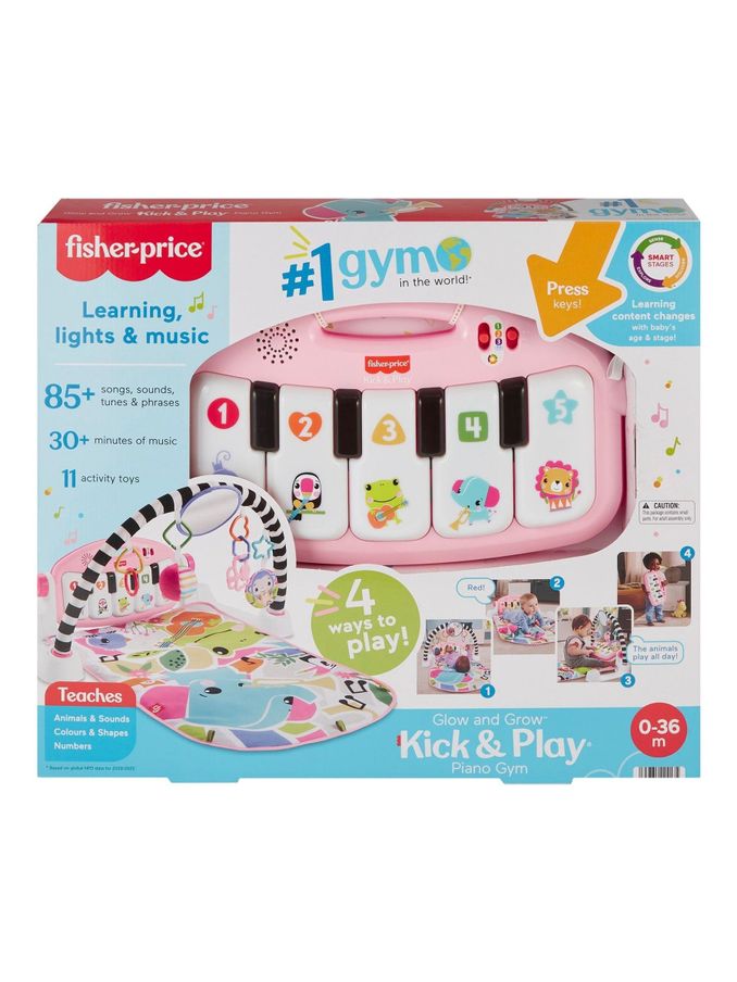 Fisher Price Glow And Grow Kick And Play Piano Gym (E78913) | £65