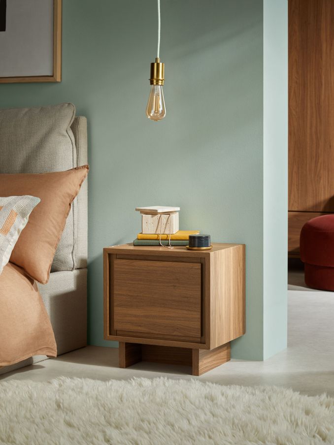 Kaci Bedside in Dark Walnut Effect (E78971) | £169