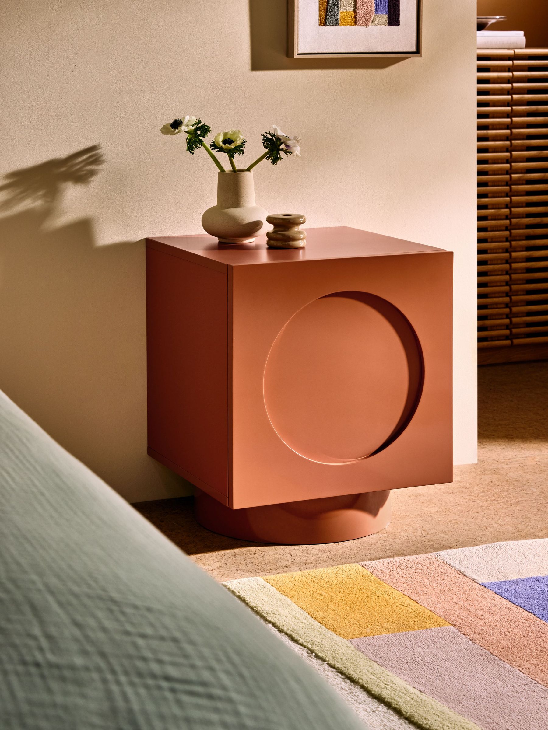 Henri Bedside Table in Orange (E78997) | £189