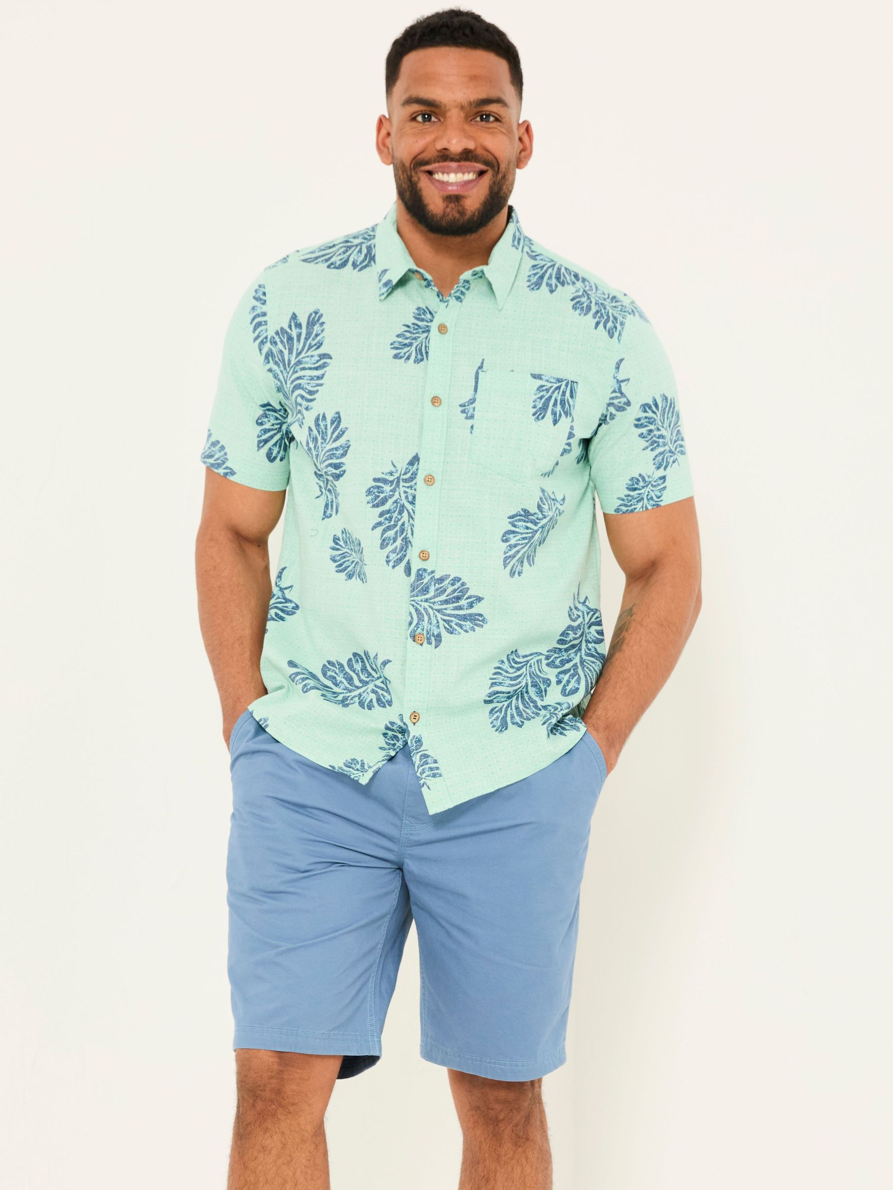 Seaton Blue Pull On Shorts (E80246) | £39.50