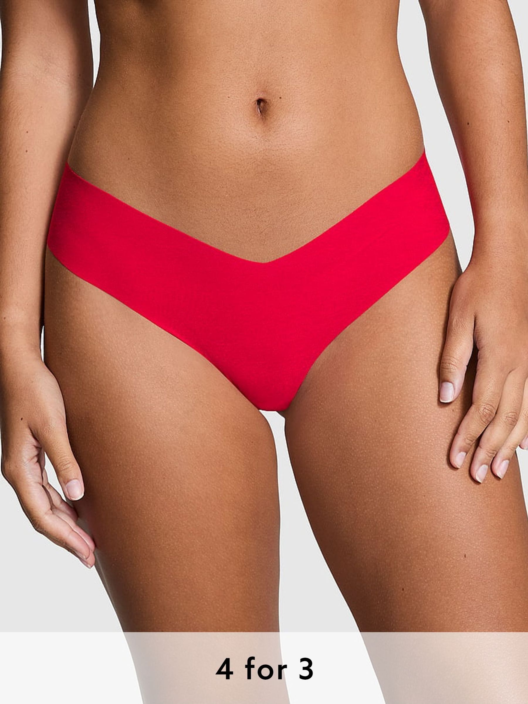 Red Pepper High Leg Thong Knickers (E80902) | £9