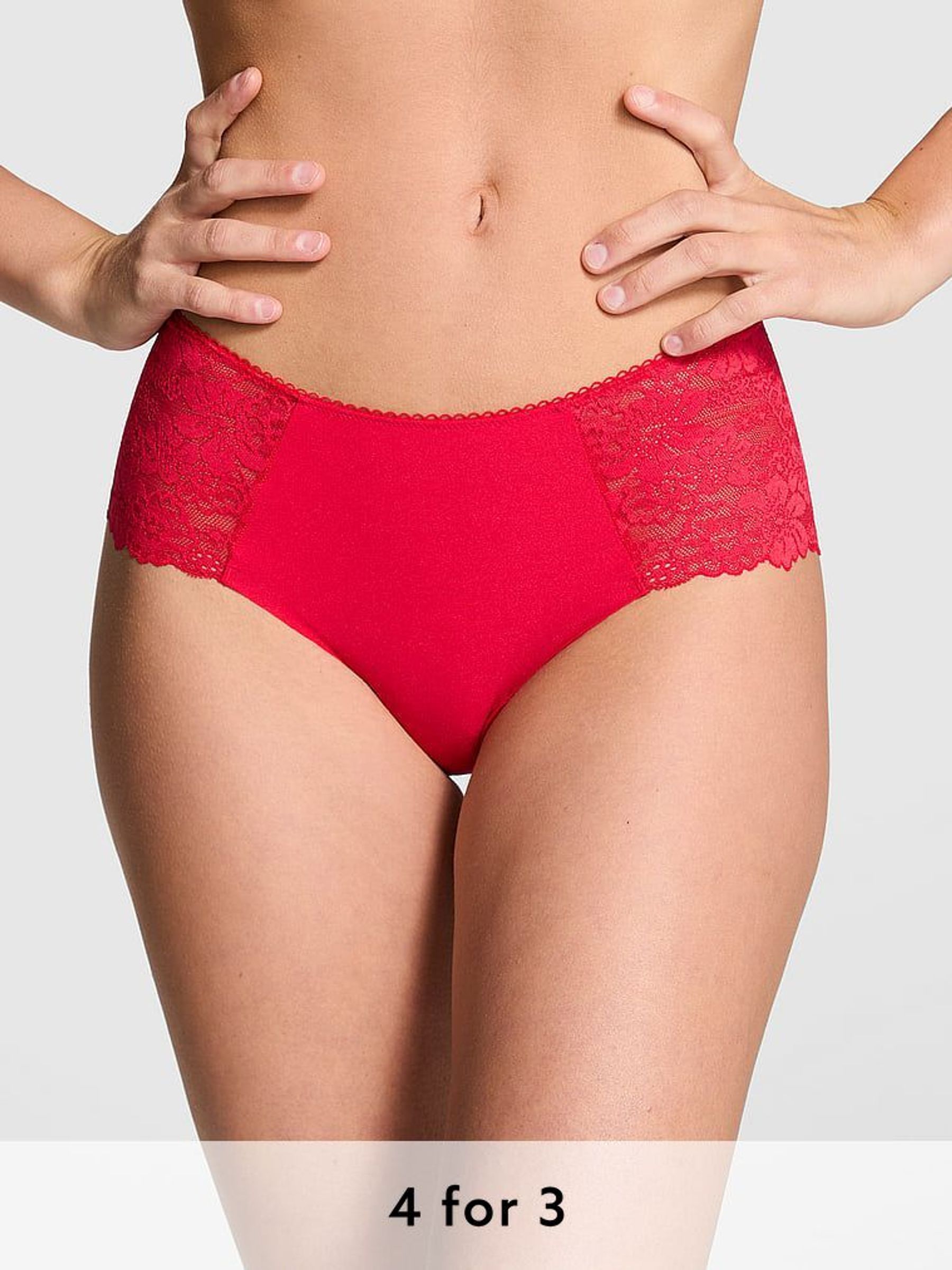 Red Pepper Lace Cheeky Knicker (E80923) | £9