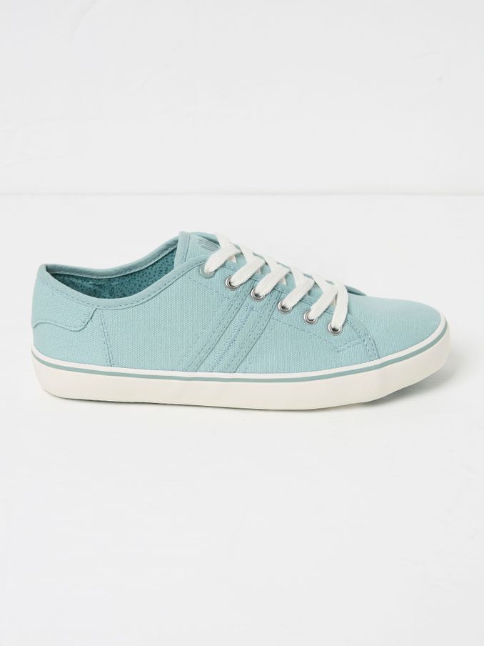 Green Haze Lola Canvas Trainers (E81208) | £39