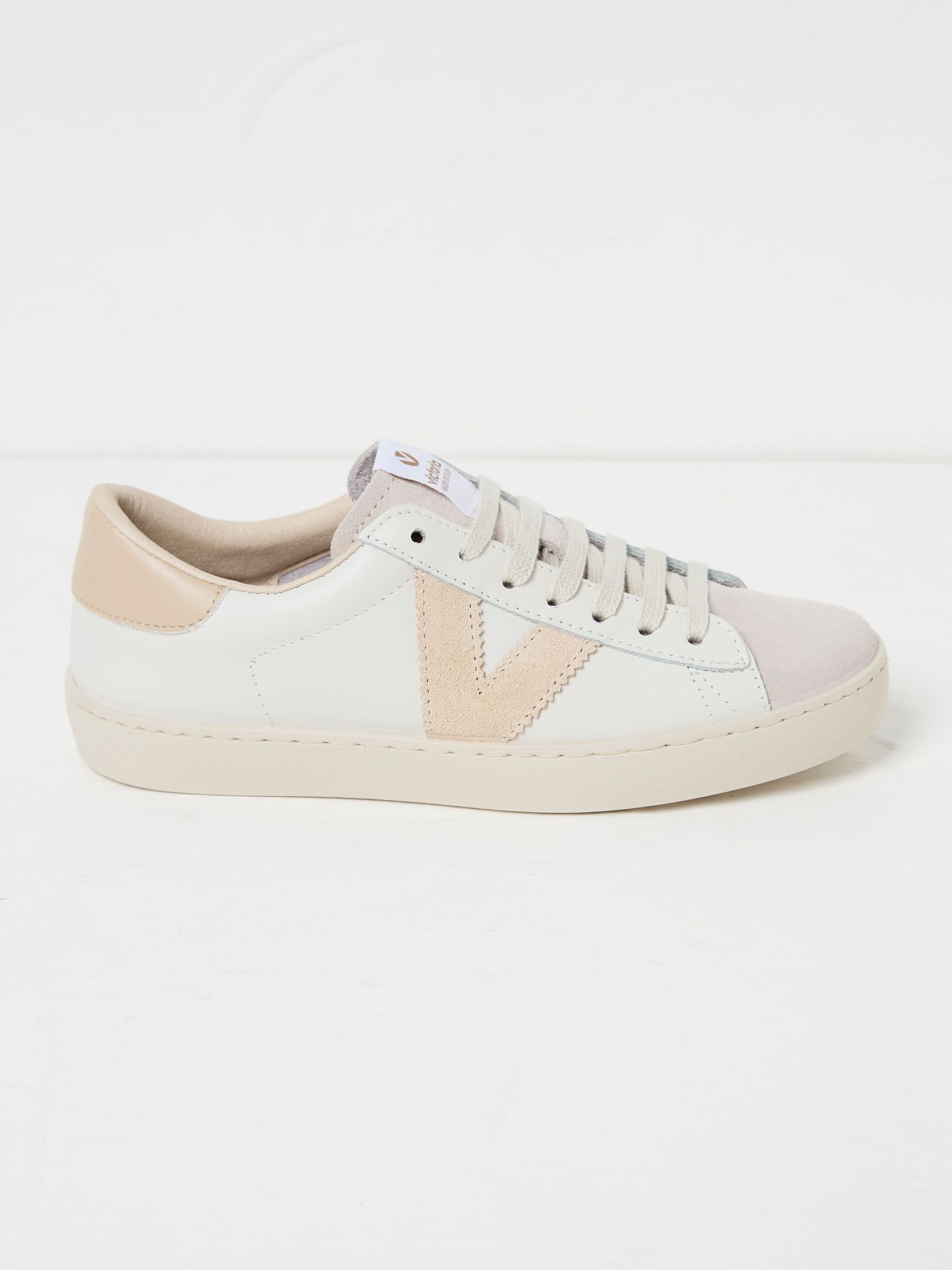Victoria Berlin White & Pink Trainers (E81216) | £99