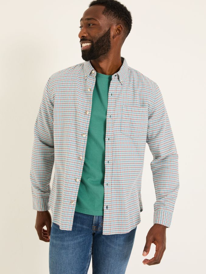 Bath Red Long Sleeve Check Shirt (E81832) | £28
