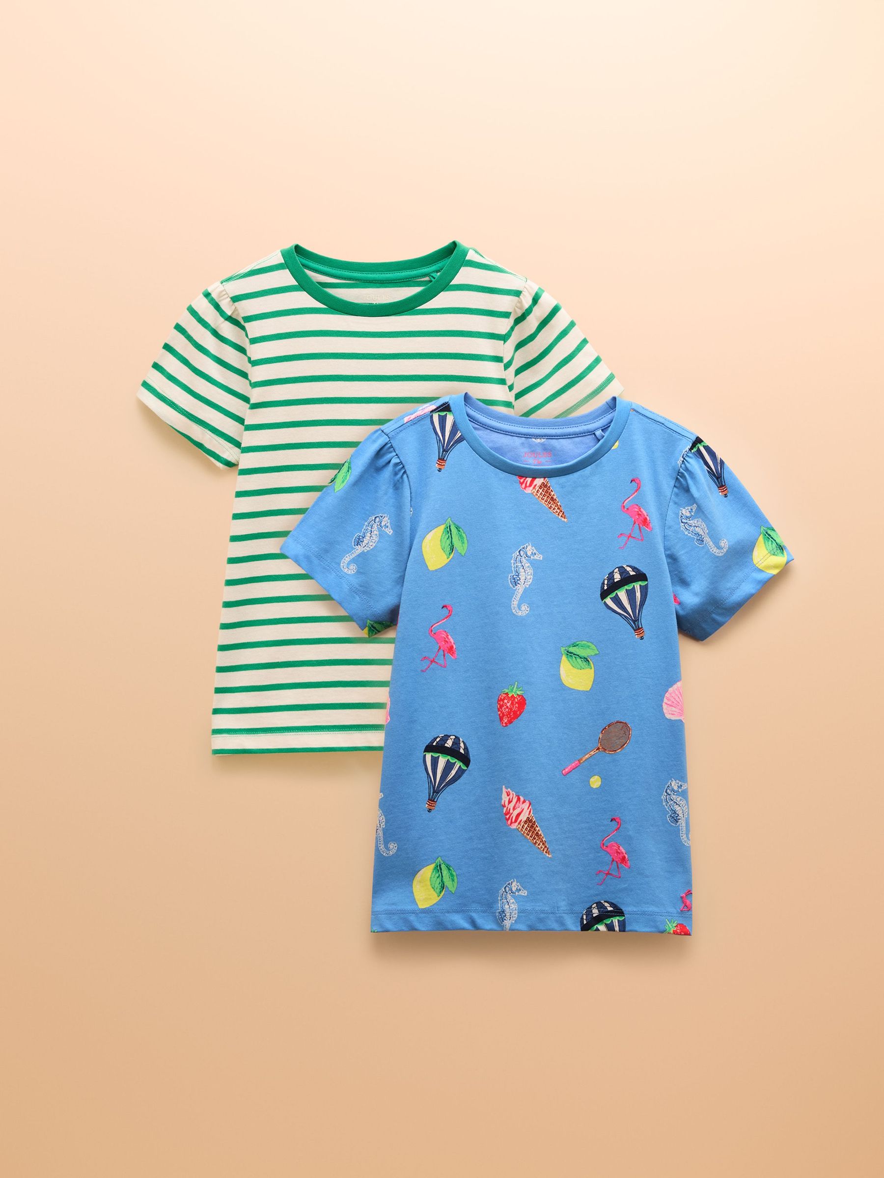Let's Go Green/Blue Short Sleeve T-Shirt Multipack (E81899) | £18 - £20