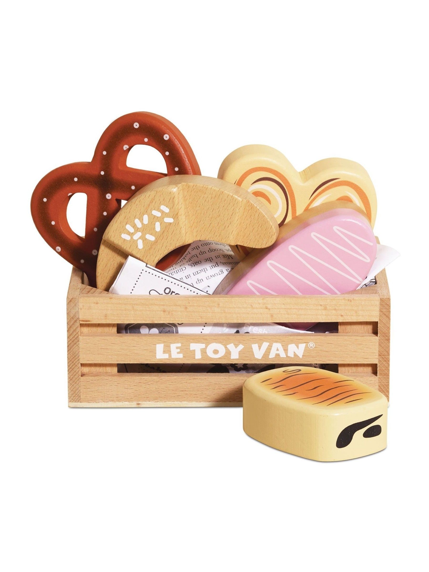 Le Toy Van Bakery and Patisserie Wooden Market Crate (E82173) | £20