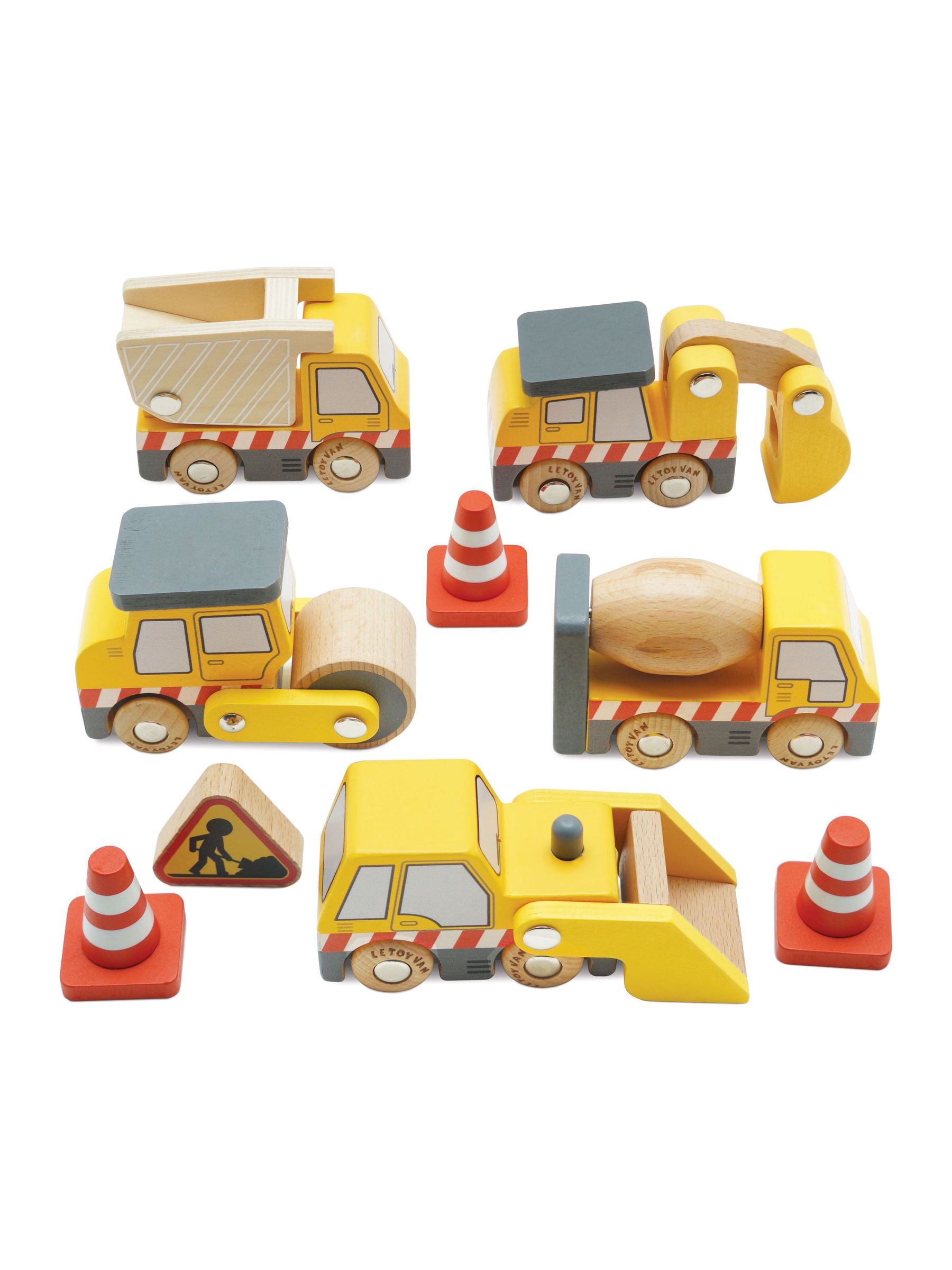 Le Toy Van Construction Toy Car Set (E82174) | £30