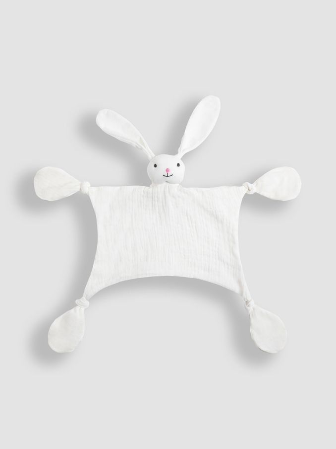 White Bunny Muslin Breton Duck Comforter (E82482) | £12