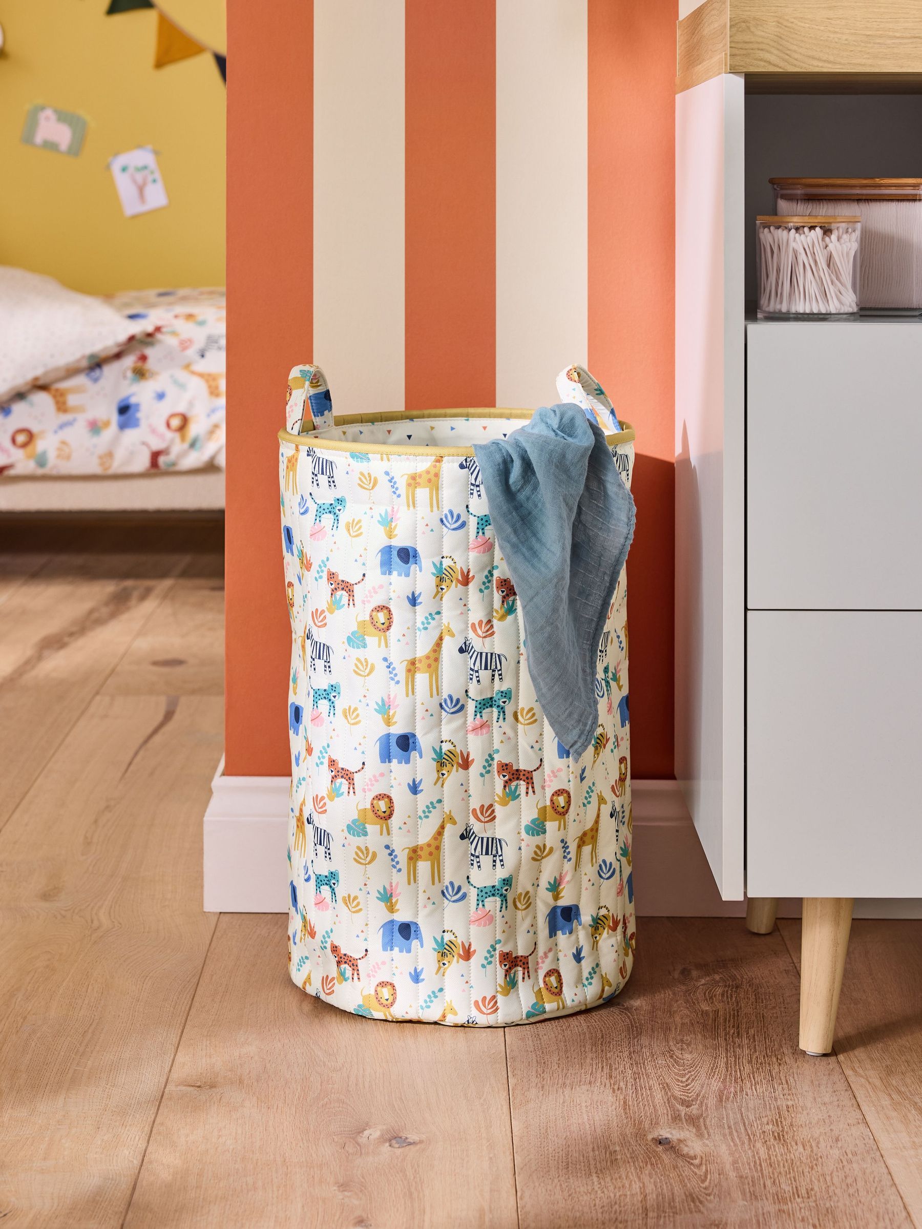 Safari Printed Laundry Basket (E84440) | £26