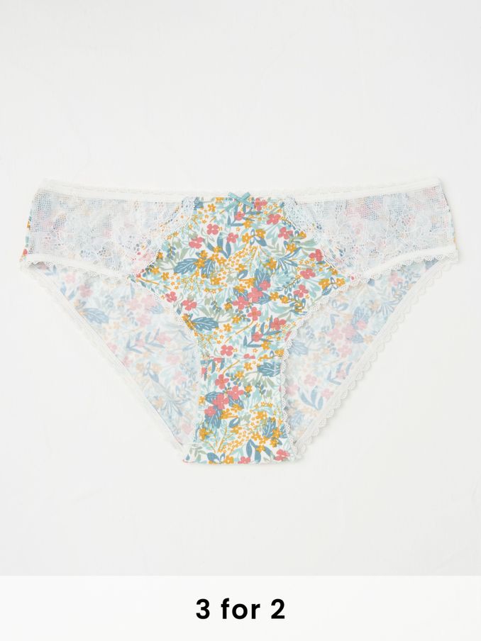 Green Leaf Mini Knickers (E86314) | £9