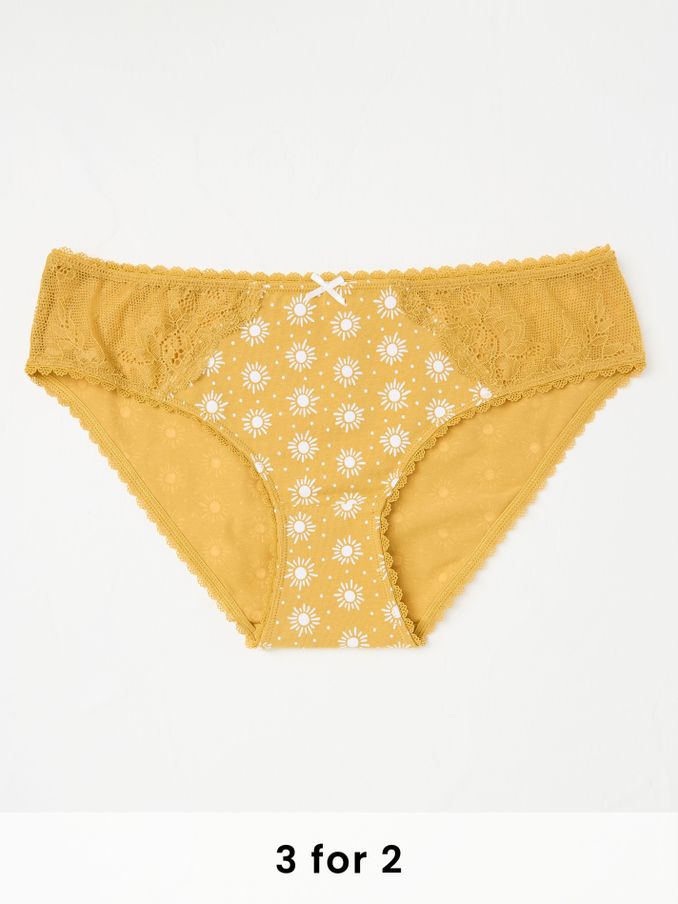 Yellow Sun Mini Knickers (E86359) | £9