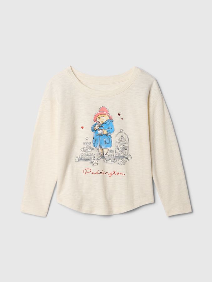 Cream Paddington Graphic Long Sleeve Top (6mths-5yrs) (E86634) | £20