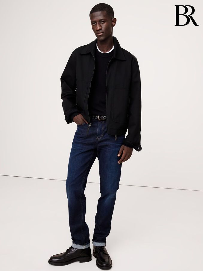 Banana Republic Blue Slim Traveler Jeans 2.0 (E87860) | £105