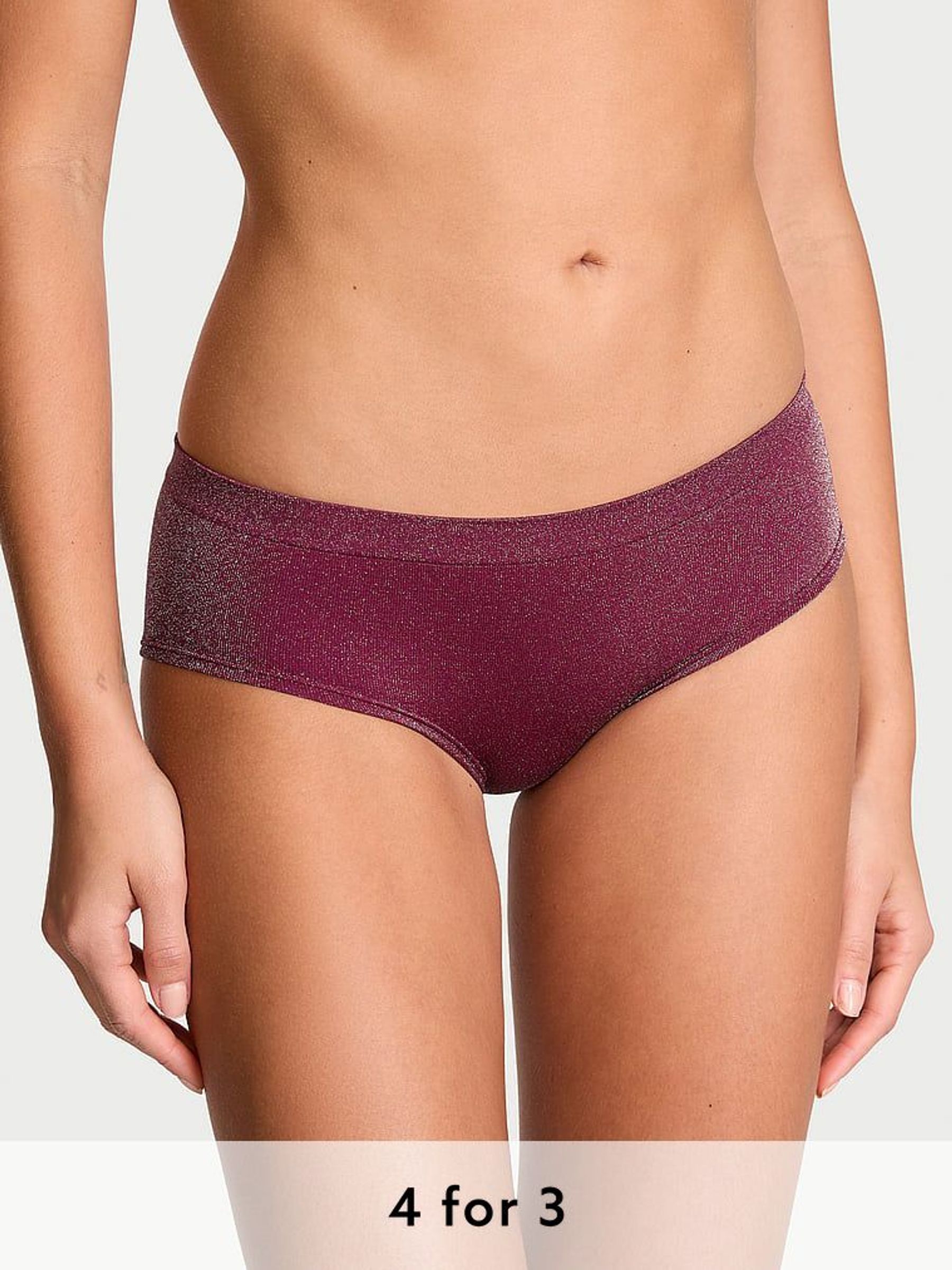 Plum Rouge Red Hipster Knickers (E87919) | £9