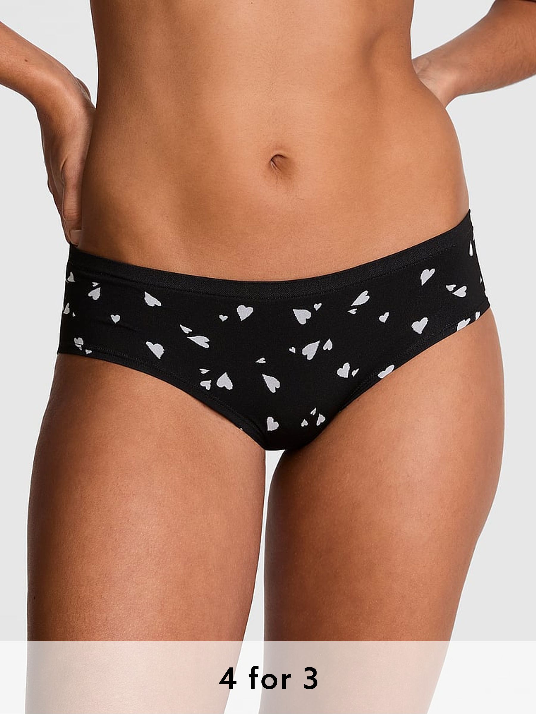 Black Hearts Hipster Knickers (E87922) | £9